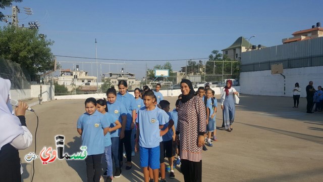  كفرقاسم- فيديو: البداية الصحيحة هي عنوان النجاح .. مدرسه جنة ابن رشد تستقبل طلابها بمراحل مدروسة وتودع حجاجها